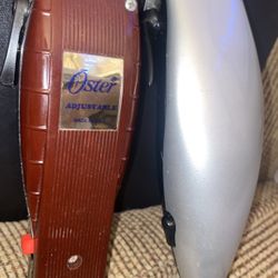 Two Electric Head Sheers W/ Attachments 