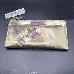 Small Leather Goods Star Gold Wallet