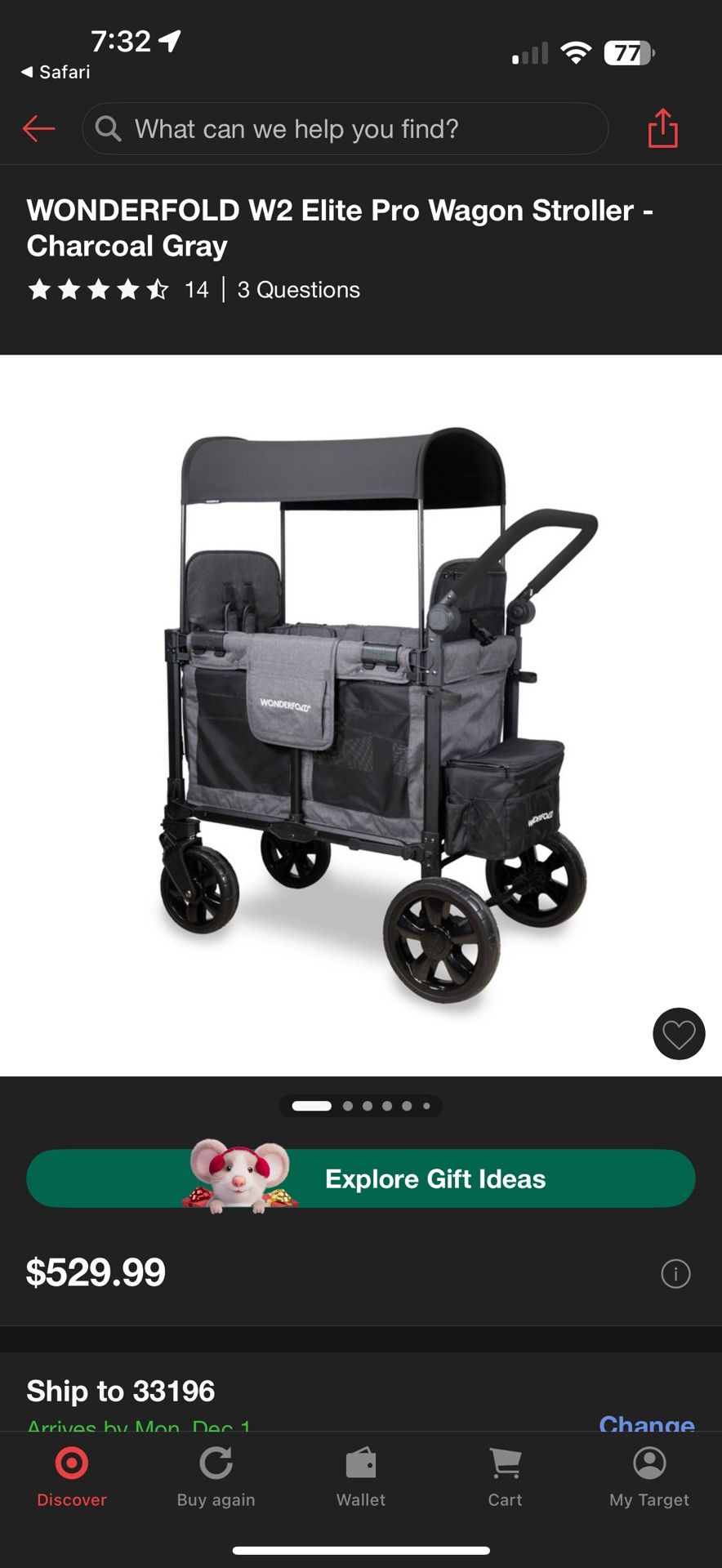 W2 Elite Double Stroller Wagon-Wonderfold 
