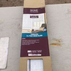 Cordless Faux Wood Blinds