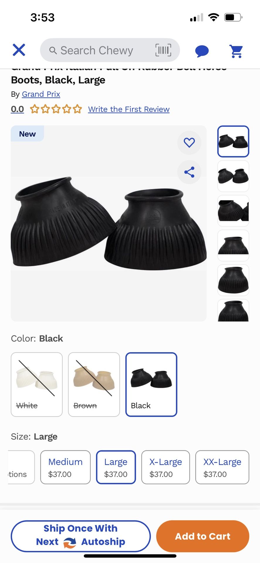 XL Grand Prix Bell Boots
