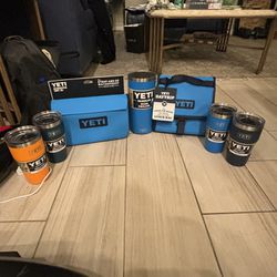 Yeti 20oz Stackable Cups, Wine Cooler, 3L Sidekick, Day Trip. 
