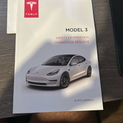 Tesla Model 3 Safety Booklet