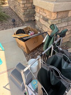 Leftover items from garage sale