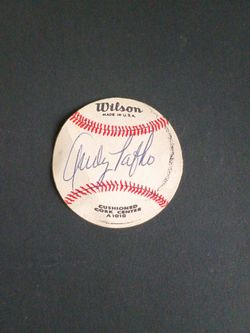 Autographed Wilson Card