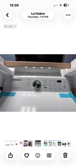 brand new Samsung dryer