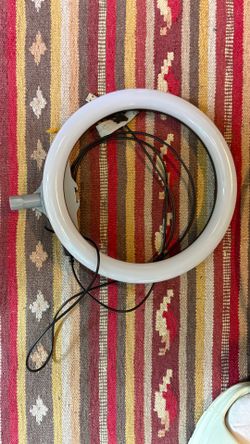 Ring light - bi color, usb powered. Works great! $20 OBO