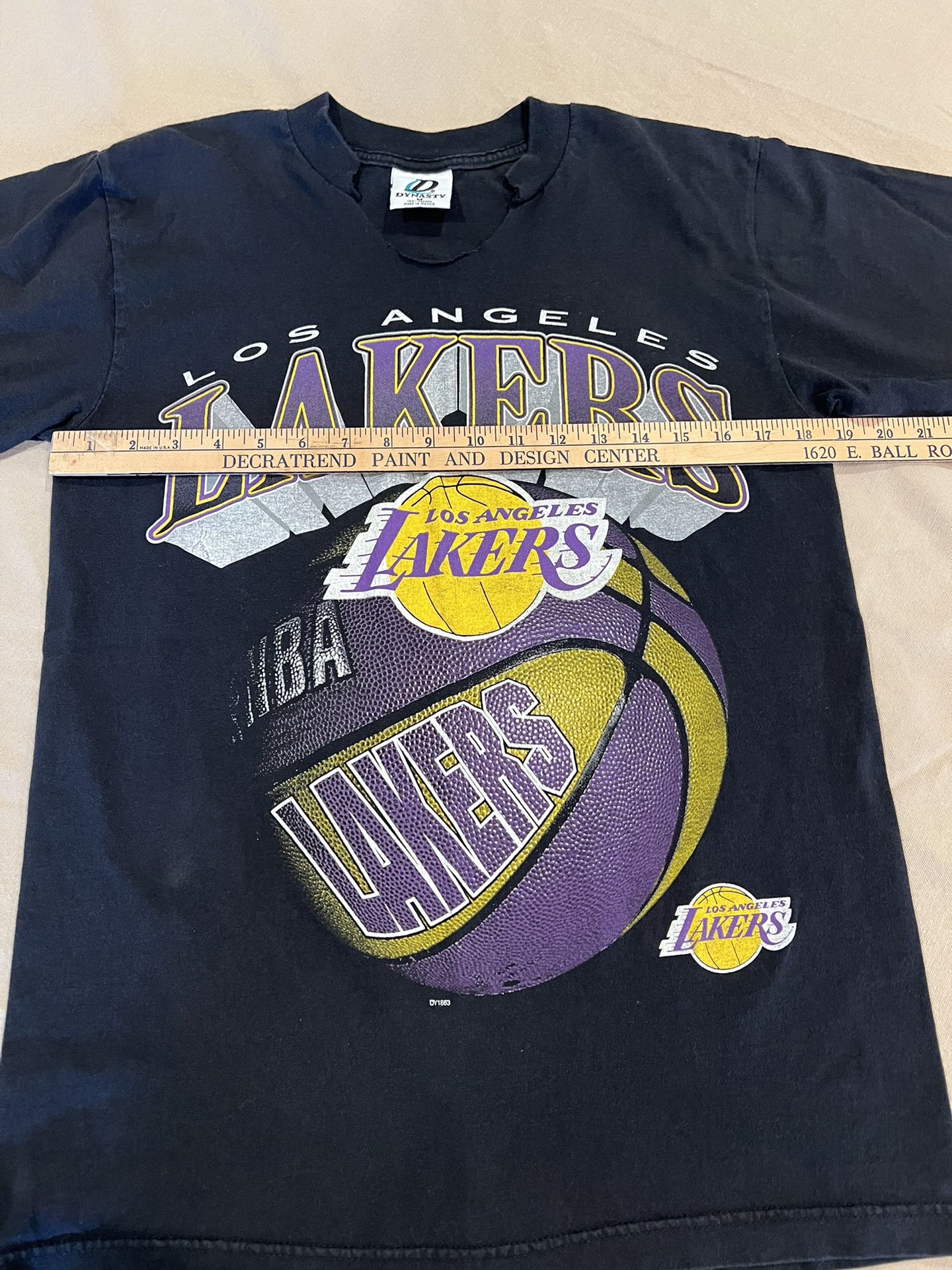 Vintage LA Los Angeles Lakers Dynasty Basketball T Shirt Tee for