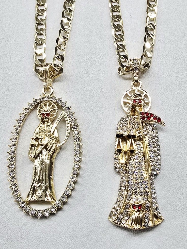 Santa Muerte Necklace