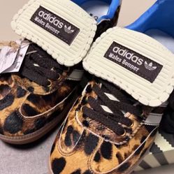 Adidas leopard print clover board shoes 41