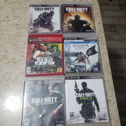 Lot Of 6 PS3 Games