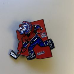 Group Of Lapel Pins…, Titans Hockey 2020 IOU  Red