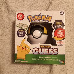 Pokemon Guess Game/ Ultra Ball Edition 