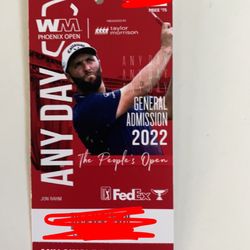 ANY DAY WM PHOENIX OPEN TICKET