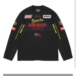 Size M - Supreme Vanson L/S - Black - SS26 - INHAND