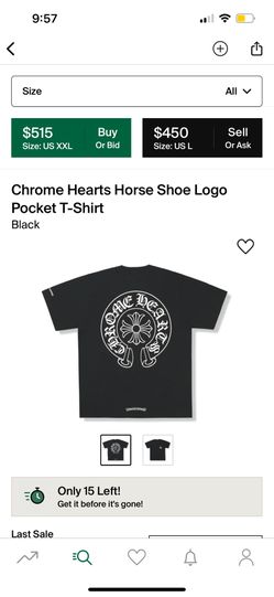 Chrome Hearts Horse Shoe Logo Pocket Tee