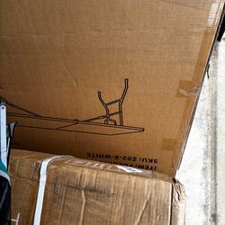White table new in box