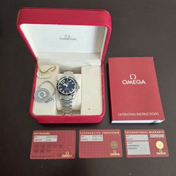 Omega Seamaster Planet Ocean 600M – Ref. 2201.51.00 – 42mm Full Set Box & Papers