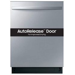 Samsung 24 in. Built-In Tall Tub 51 dBA Dishwasher in Fingerprint Resistant Stainless Steel with 3rd Rack and AutoRelease Door $100