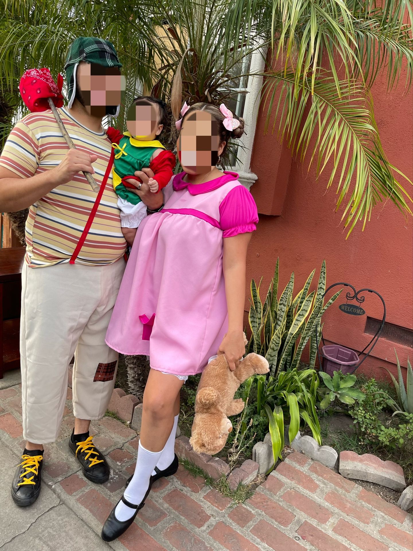 Chavo Del 8, La chilindrina, Y La popis Family Costume