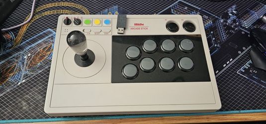 Nintendo Arcade Stick For Switch 8bitdo With Upgrades. Lightly Used.
