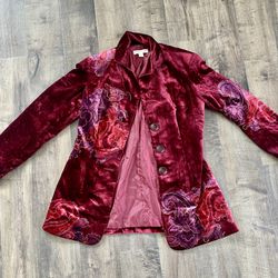 Coldwater Creek Women’s Velvet Blazer 