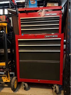 Original Craftsman Rolling Tool Chest with Top Box