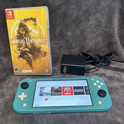 Nintendo switch lite with game
