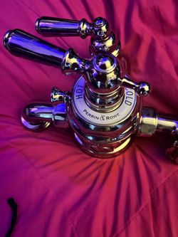 BNIB Perrin & Rowe Edwardian Exposed Thermostatic Shower Valve - Polished Chrome / Nickel