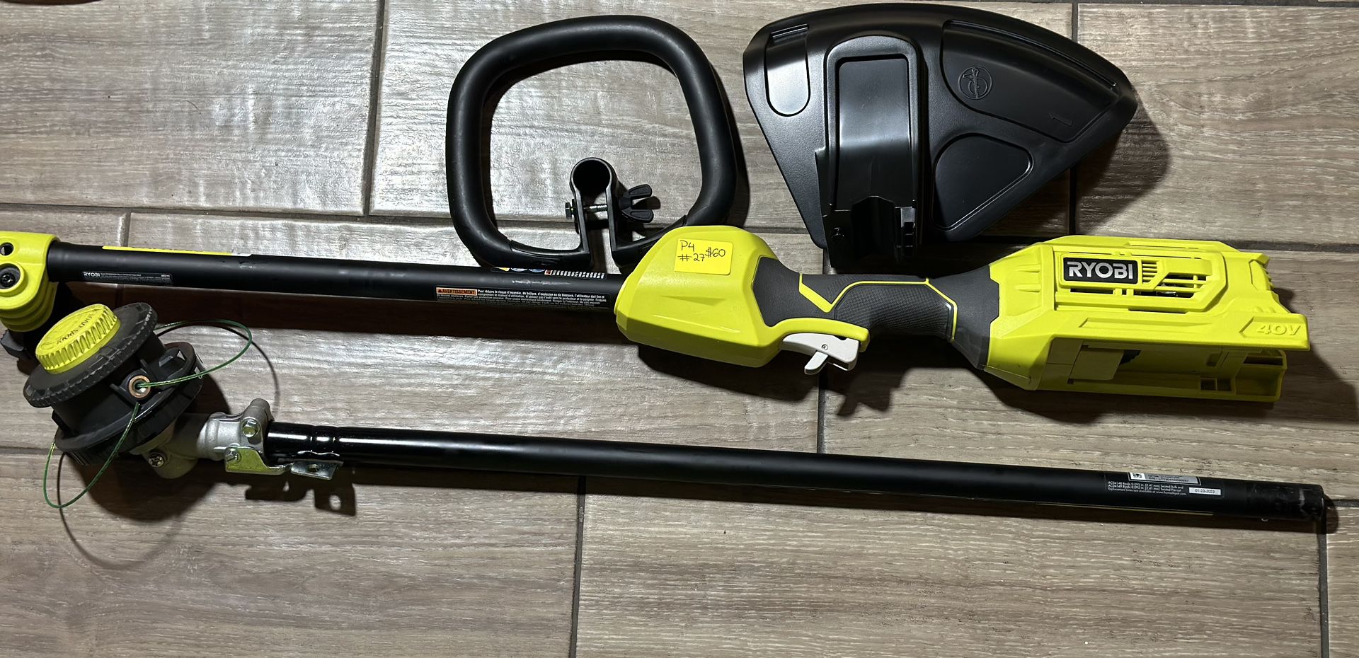 ryobi RYOBI 40V Expand-It Cordless Battery Attachment Capable String Trimmer (Tool Only) (normal wear) 