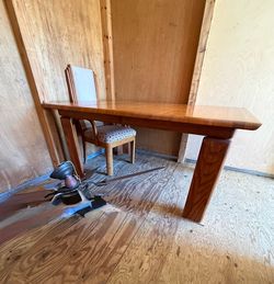 Vintage Extendable Oak Dining Table