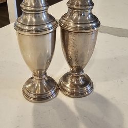 Sterling Silver Salt and Pepper Shakers