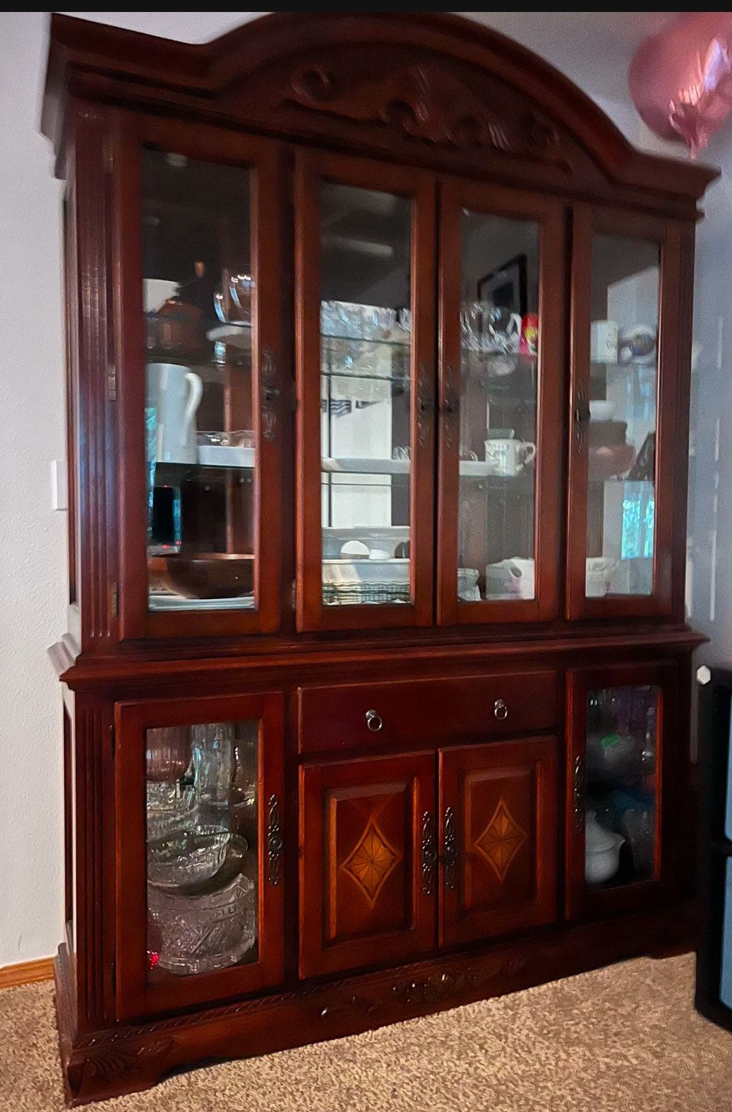 Sideboard Cabinet Cherry Wood