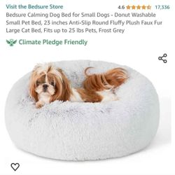 Shag Dog Bed 23"