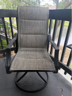2 outdoor chairs