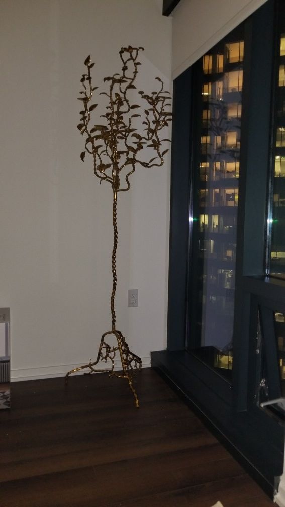 Z gallerie chandelier. Candle holder