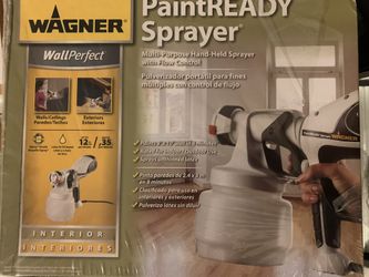 New Paint Ready Wagner Paint Sprayer