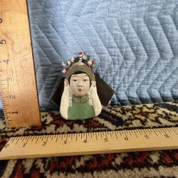 Vintage Chinese Woman With Headdress 