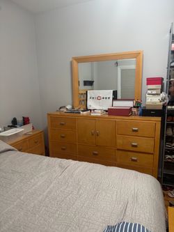 Complete bedroom set.