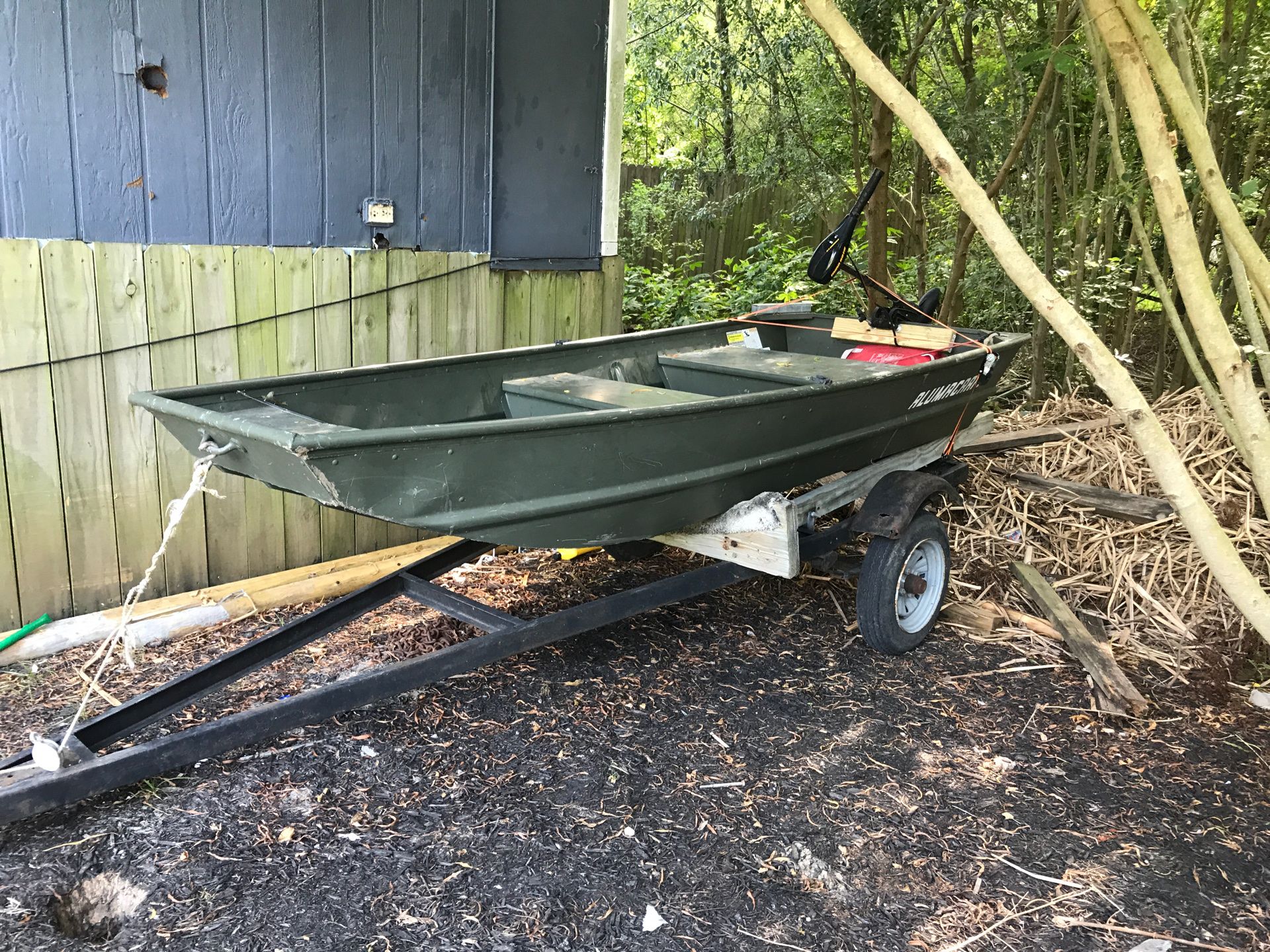 10 ft alumacraft Jon boat