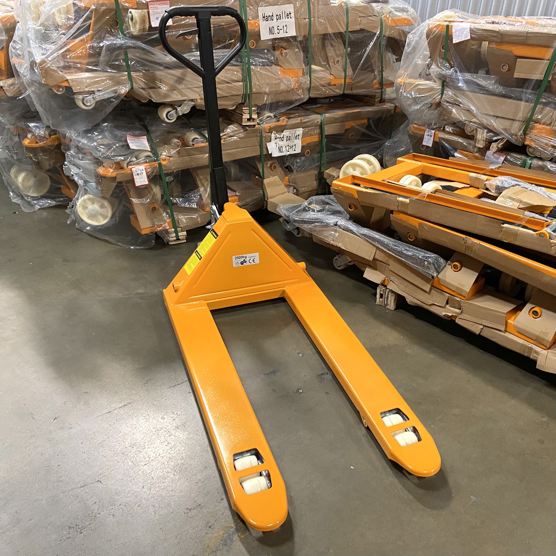 New Pallet Jack For Sale Hand Truck Forklift 5,500lbs Capacity Freight Weight Yellow Color