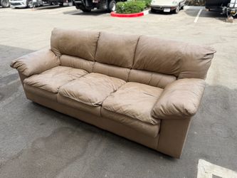 Leather couch
