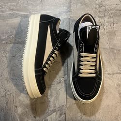 Rick Owen low top vans sneakers men’s 9