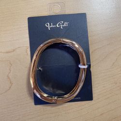 Gold Bracelet: John Galt Gold Bangle Bracelet from Pacsun