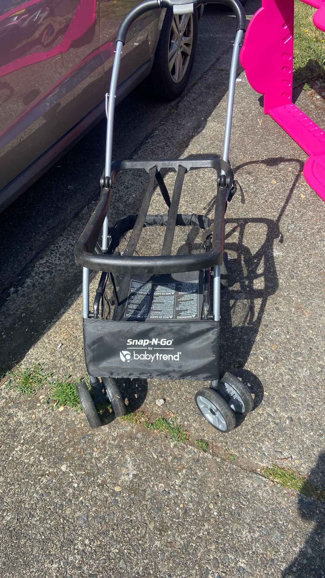 Snap On and Go Stroller. By Baby Trend Price 15$. Pick Up. E. 72. and Grand. View E. Tacoma
