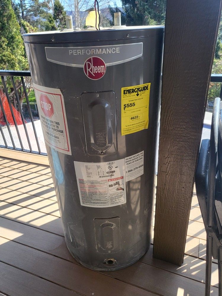 Free. Rheem 50 Gallon Water Heater