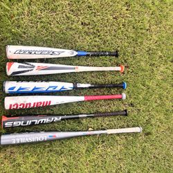 Used Baseball Bats For All Age Ranges 