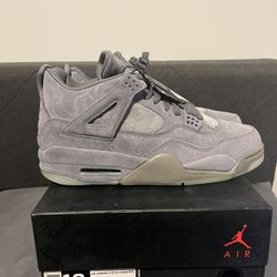 Nike Air Jordan 4 Kaws Grey Suede Brand New Size 12 DS