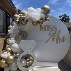 Backdrops And Balloon Garlands