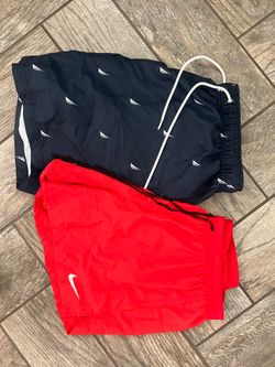 Men swim trunks large $10- both